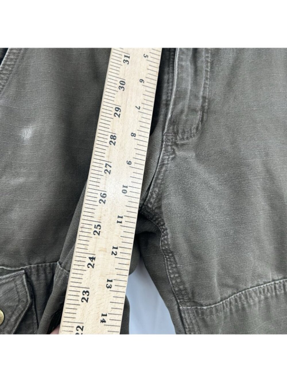 Carhartt B342 DFE Mens 32x32 Ripstop Double Front Knee Utility Cargo Pants Brown - Picture 6 of 16